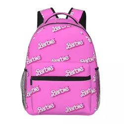 Barbie For Girls Boys Large Capacity Student Backpack Lightweight waterproof Backpack 17inch