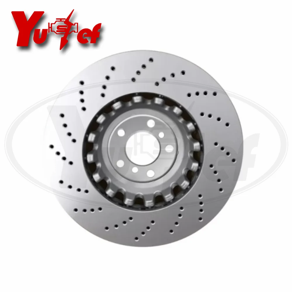 Pair Rear Brake Disc Rotor For BMW 396mm OEM 34212284103 34212284104