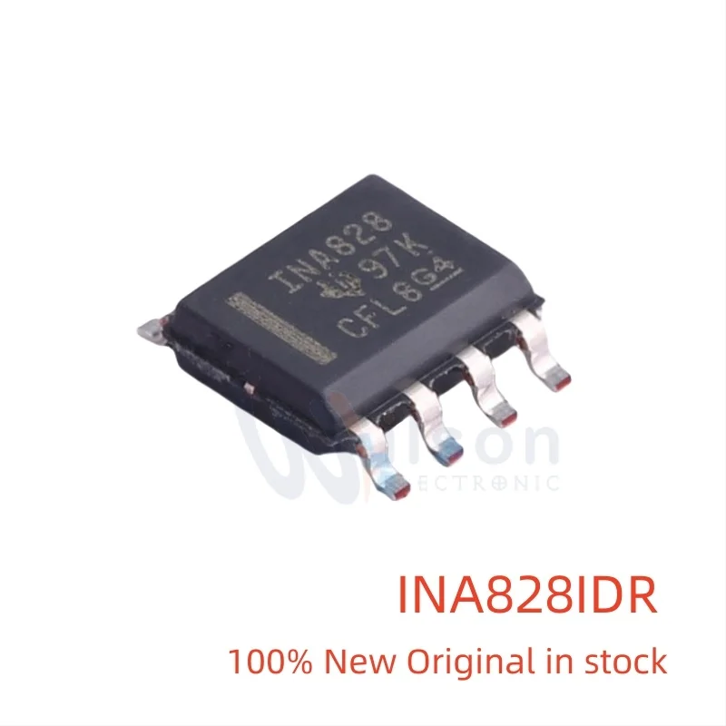 New imported INA828IDR INA828 SMT SOP8 high-precision instrument amplifier chip in stock