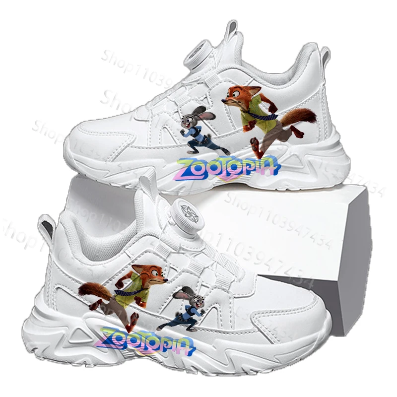 

Zootopia Молодежные студенческие спортивные кроссовки для бега с поддержкой свода стопы Джуди Ник для мальчиков и девочек Пара с принтом Трендовые кроссовки для отдыха