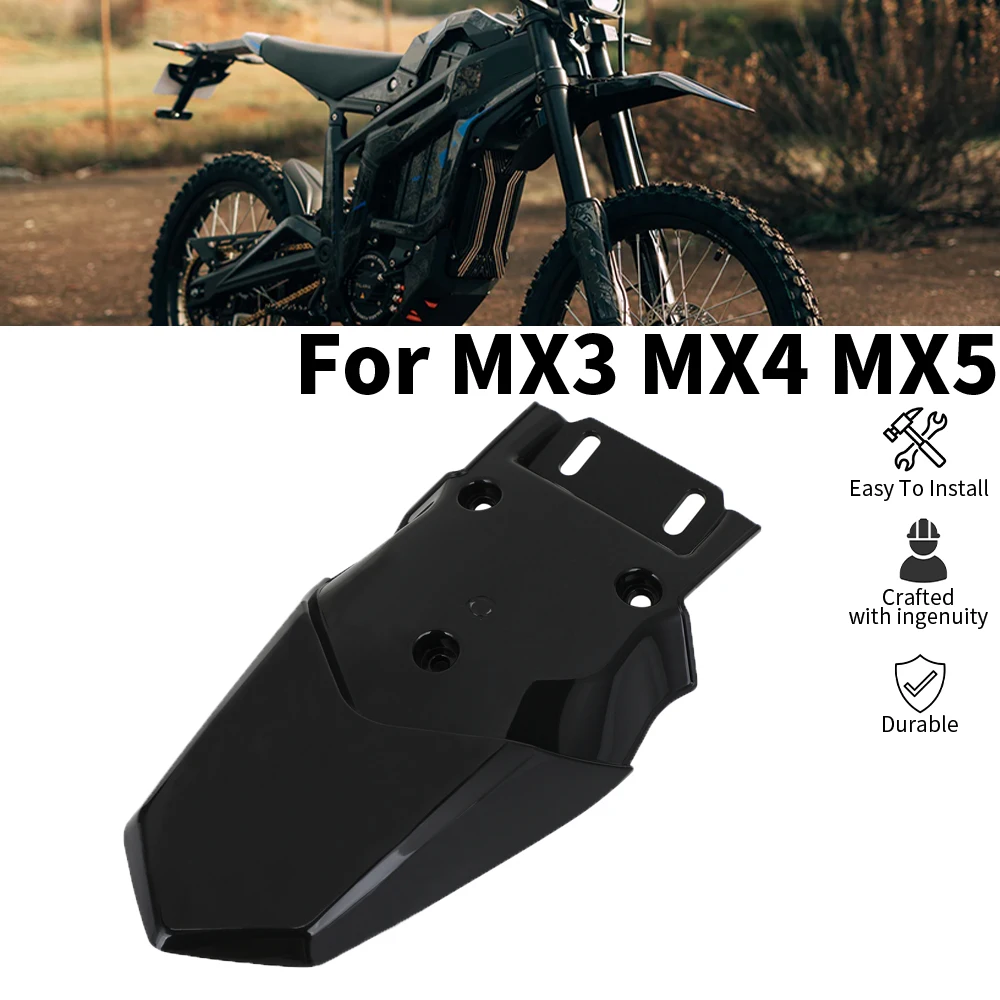 Motorrad-Hinterradabdeckung für Talaria Sting MX3 MX4 MX5 Elektro-Dirtbike Zubehör Hinterer Schmutzfänger E-Bike PP Schutzblech