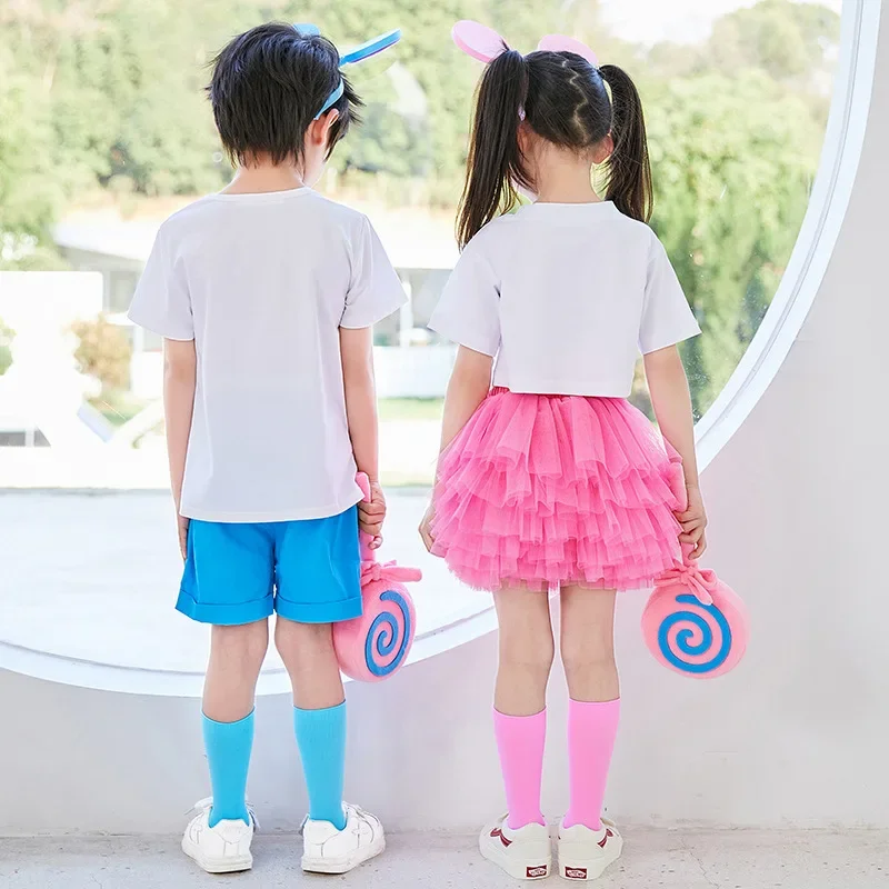 

Children's performance costumes, kindergarten sweet lollipop dance costumes, cute candy fluffy skirts, performance costumes