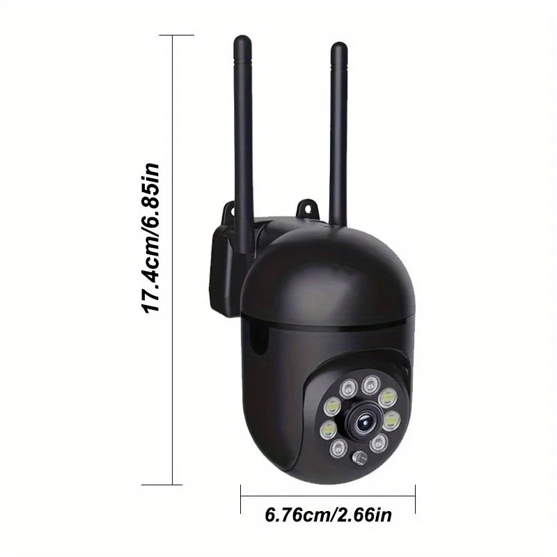 High definition WIFI monitoring camera - panoramic 355 degree intercom, crystal clear night vision, indoor camera