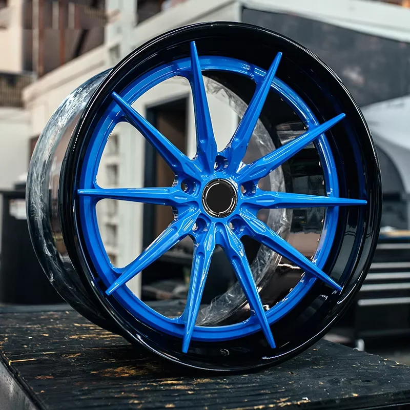 

OEM 2-Piece Carbon Fiber Forged Hub Wheel Rim Deep Concave 5x120/5x114.3/5x130 Sport Alloy Jante in 18-26 Inch Sizes