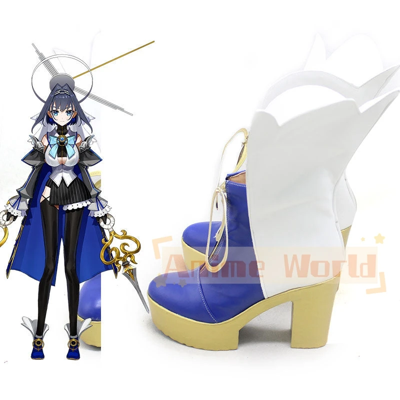 Hololive Virtual YouTuber Ouro Kronii Cosplay Shoes