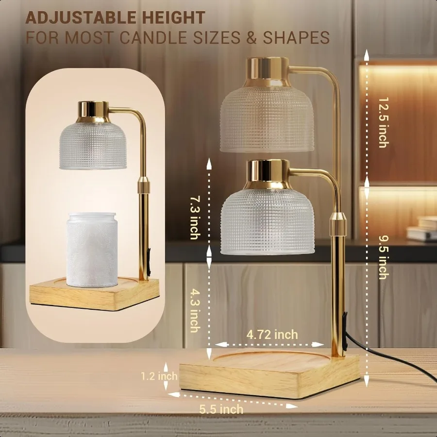 مصباح تدفئة الشموع مع مؤقت: هدايا عيد الميلاد للنساء هدايا عيد الميلاد للنساء أمي صديق شقيقة منزل الاحترار هدية منزل جديد #5