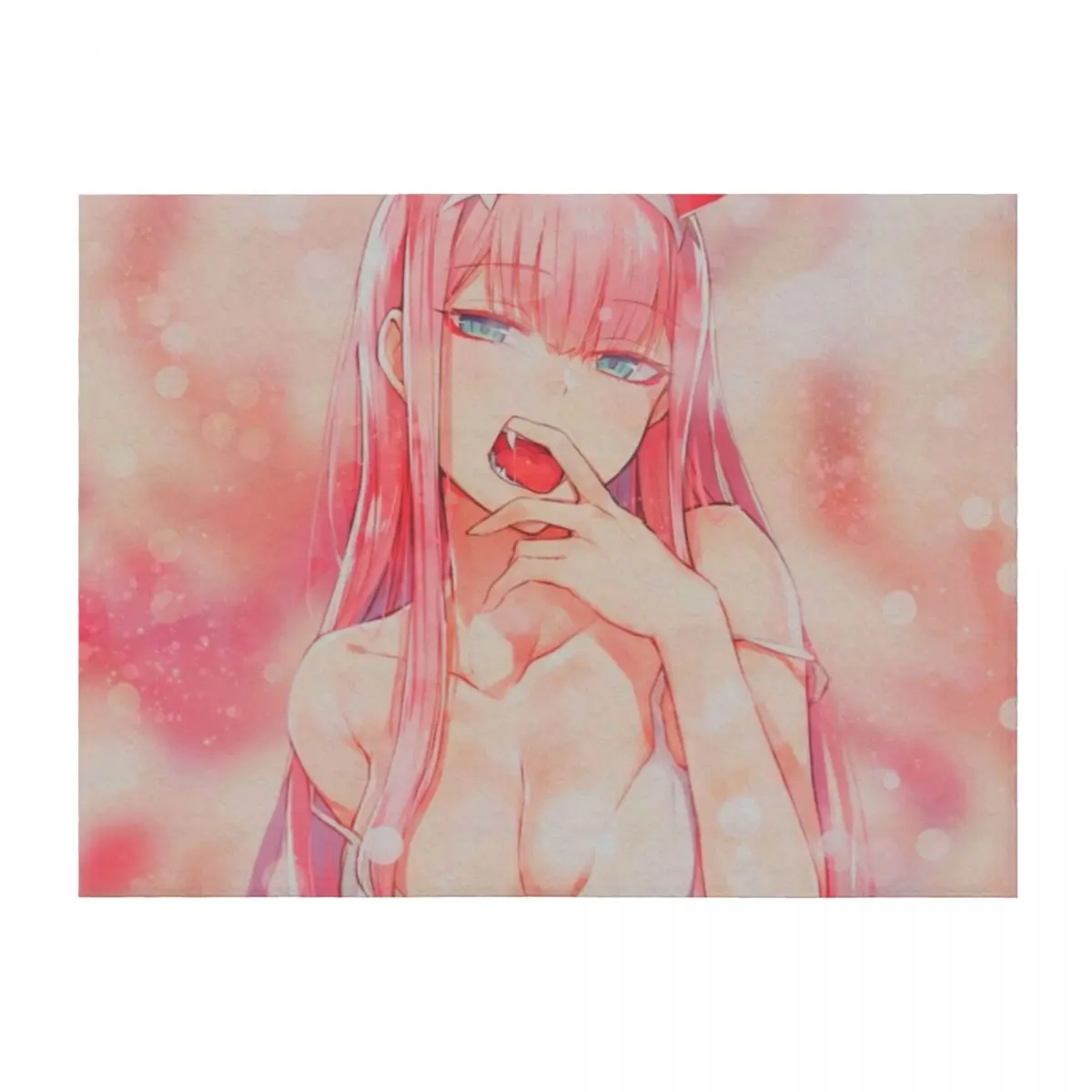 

Zero Two DITF Throw Blanket Thins Giant Sofa Bed covers cosplay anime Blankets