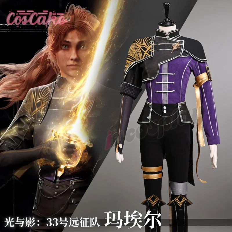 Maelle تأثيري كلير Obscur: إكسبيديشن 33 زي لعبة أنيمي اكسسوارات الحفلات الدعامة موحدة هالوين لعب دور الملابس الملابس #1