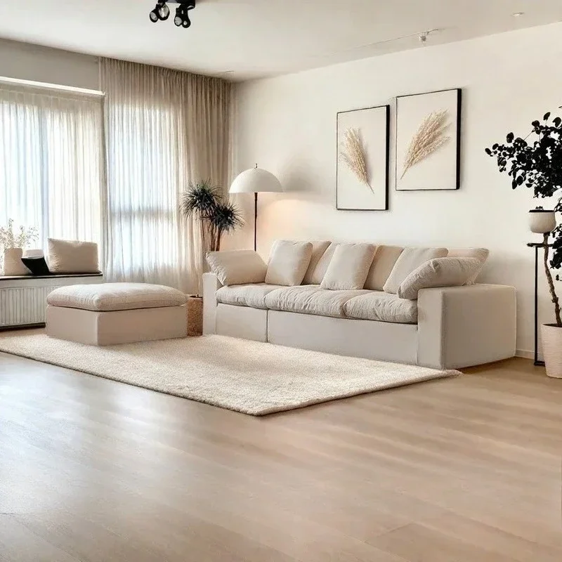 

Minimalist Recliner Sofas Designer Nordic Modern Chaise Compressed Sofas Daybed Luxury Canape Salon Couch Furniture