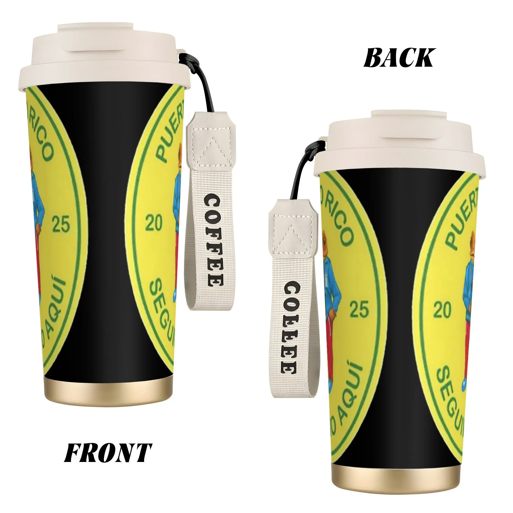 Rapper Bad Bunny Album Tour 316 Stainless Steel Tumbler Travel Thermal Cup 20oz Coffee Mug Keep Heat Cold Drink Water Bottle