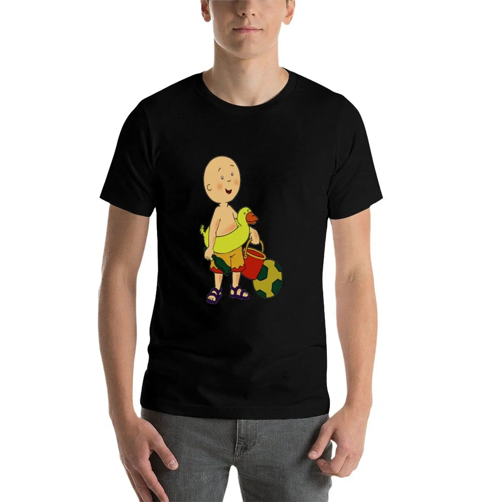 

Caillou Beach T-Shirt t shirts for man slim fit man t shirt graphic man t shirt designer T-Shirt