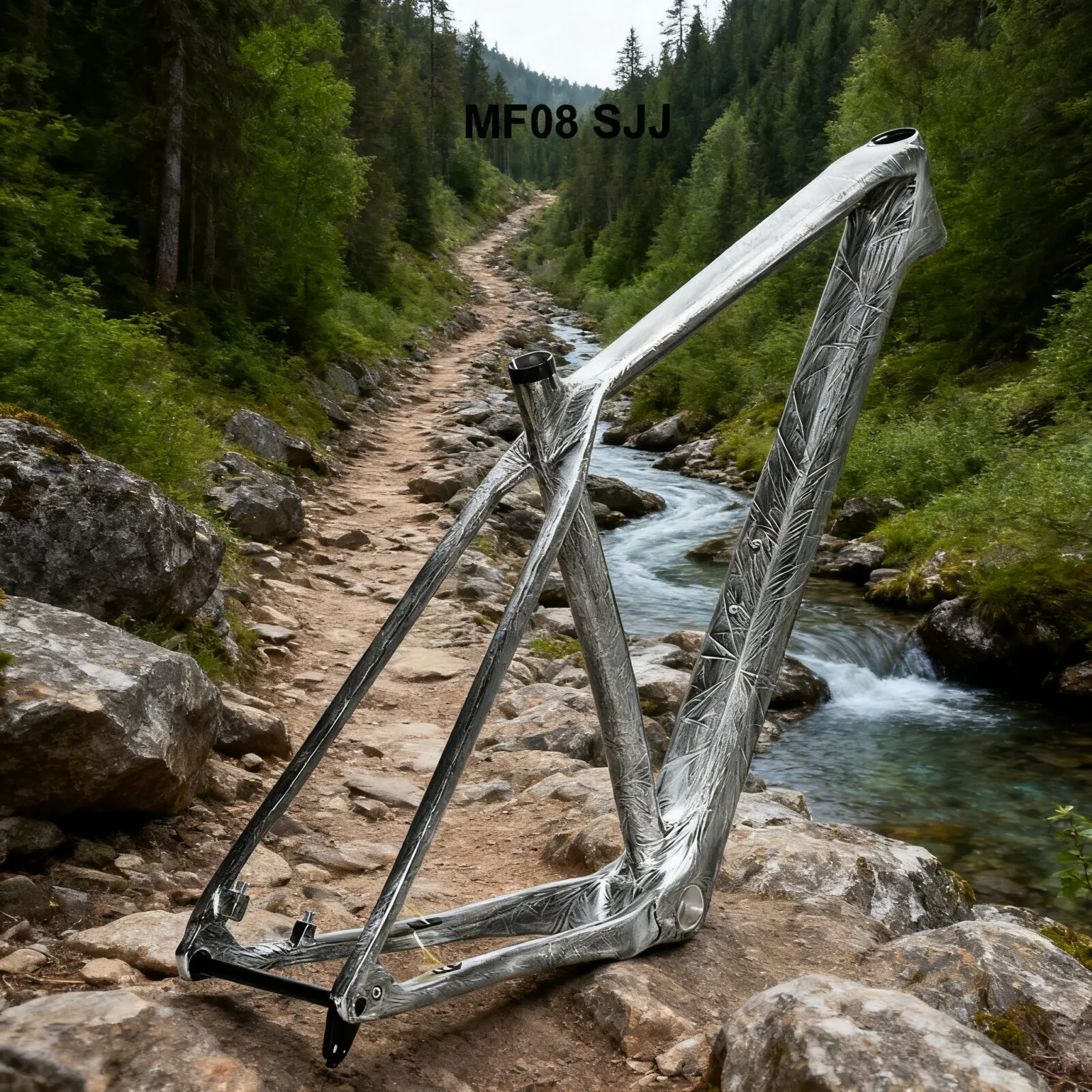CECCOTTI  MF08 Frozen color Carbon Mountain Bike Frame 29er MTB cuadro BSA 73mm thread Bicycle Frameset