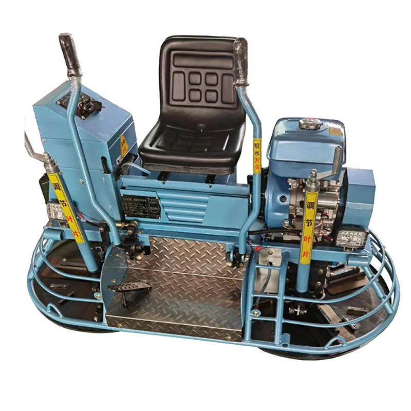 Double Disc Driving Ride On Power Trowel Concrete Floor Polishing Finishing Construction Machine