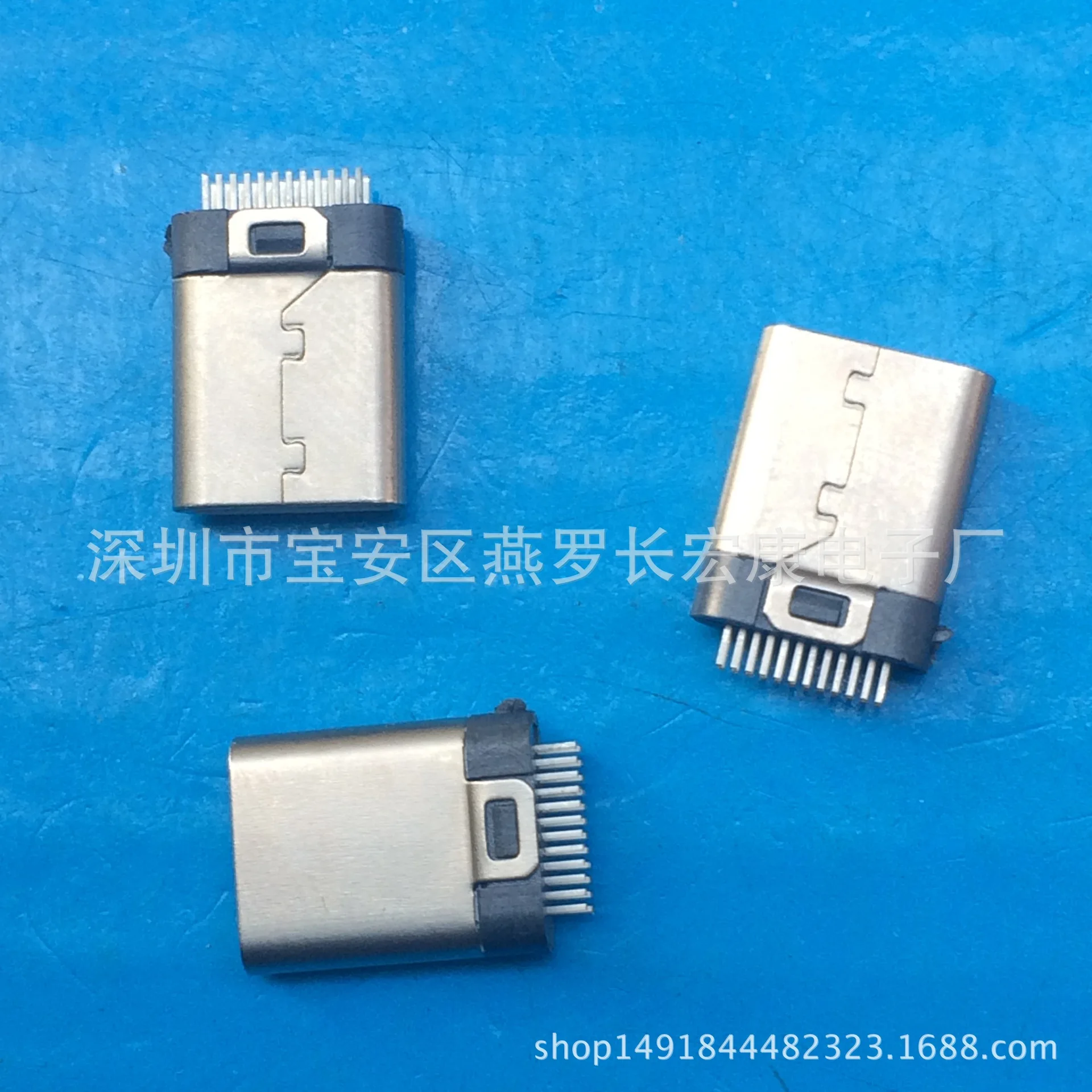 For Huawei LeTV cleat, 0.8/1.0/ TYPE-C 3.1 USB plug, 24P male 180 degree cleat