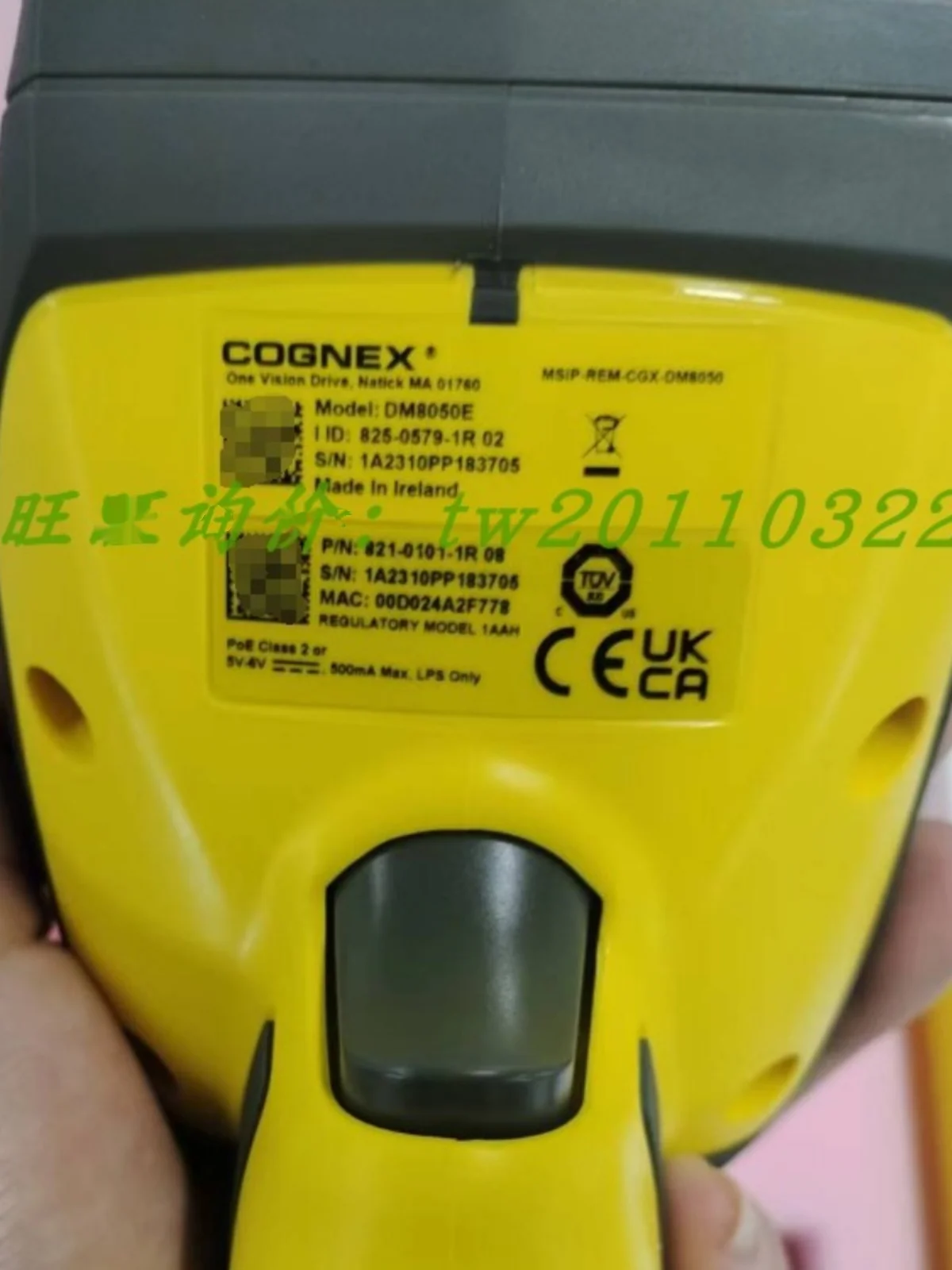 [Cuidado genuino] DMR-8050E-0200 Lector de códigos Cognex, pistola de escaneo de códigos, nuevo