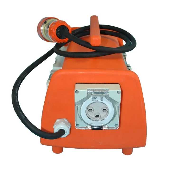 Australia Powerboard Orange/Black Outdoor Waterproof IP66 Three Phase 32A Electrical Portable Power Distribution Equipment