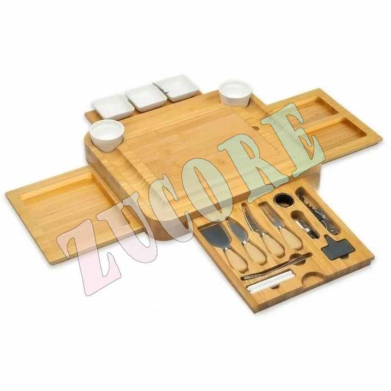 Comida ocidental grande bandeja faca e garfo placa de jantar nanzhu queijo multi-funcional quatro desenhar pão bife faca placa conjunto