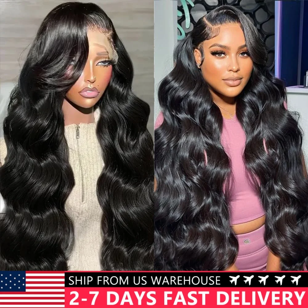 Body Wave Lace Front Wig 13x4 30 32 Inch Transparent Lace Frontal Wig 4x4 Closure Wig Wet And Wavy Human Hair Lace Frontal Wig