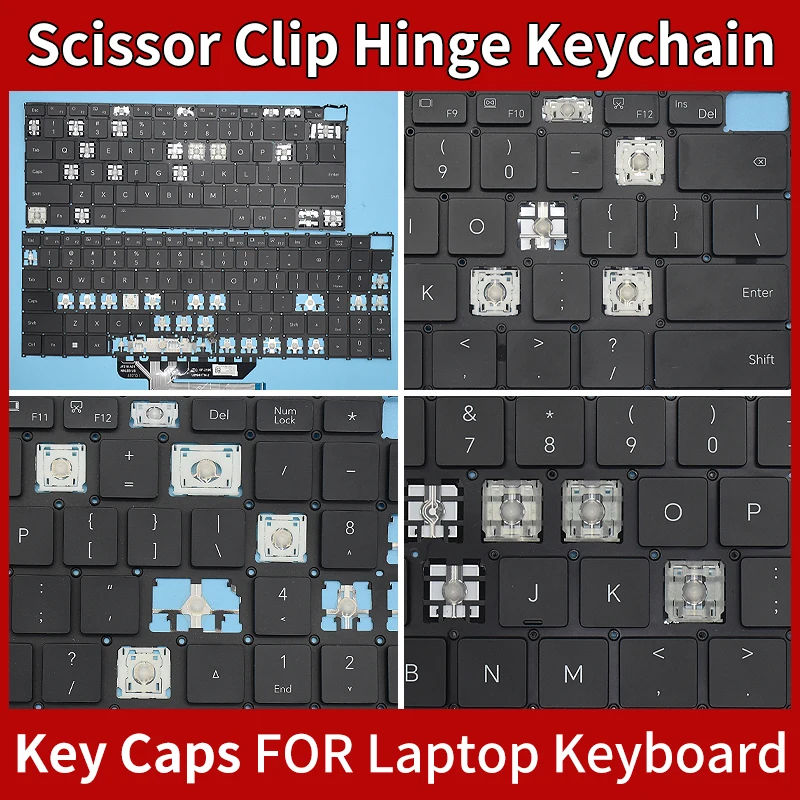 Substituição KeyCap dobradiça para Huawei Honor, MagicBook 21, 22 Ver, V14, HGE-W56, W76, GLO-F56, F76, MateBookD16, 16S, 2024