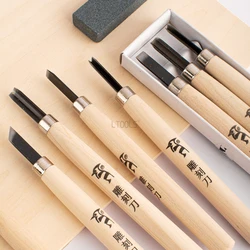 Professional Woodcut Knife Scorper Wood Carving Tools Woodworking Hobby Arts Crafts Nicking Cutter Graver Scalpel Hand Tools