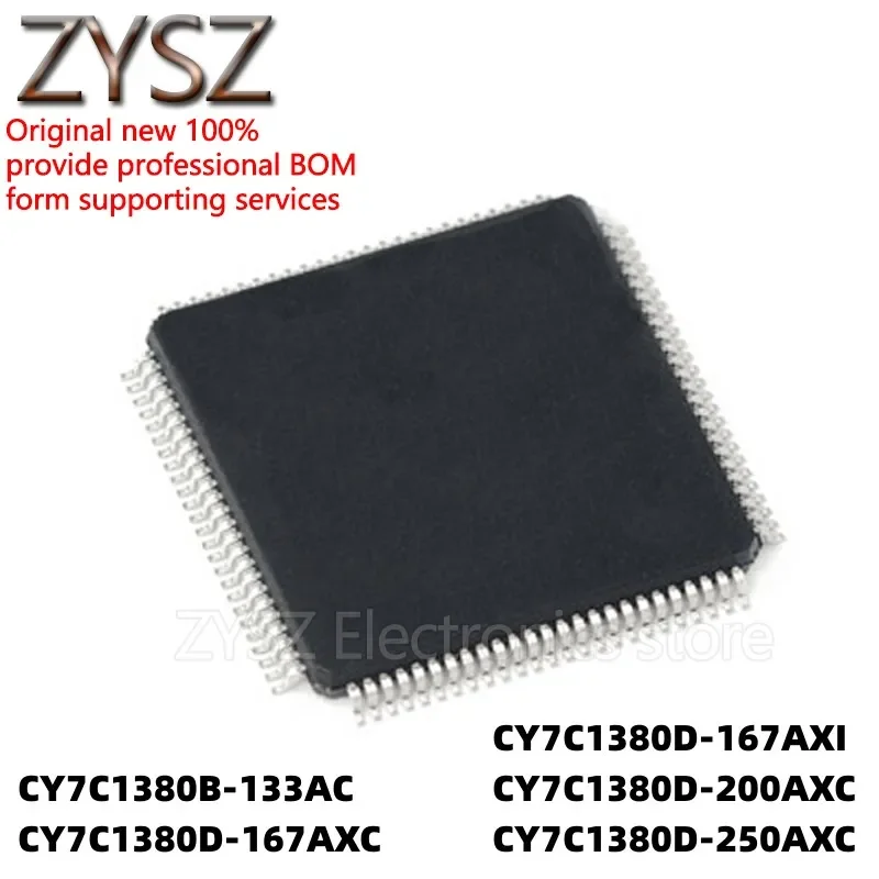 5PCS CY7C1380B-133AC 7C1380D-167AXC AXI 7C1380D-200 250 QFP100