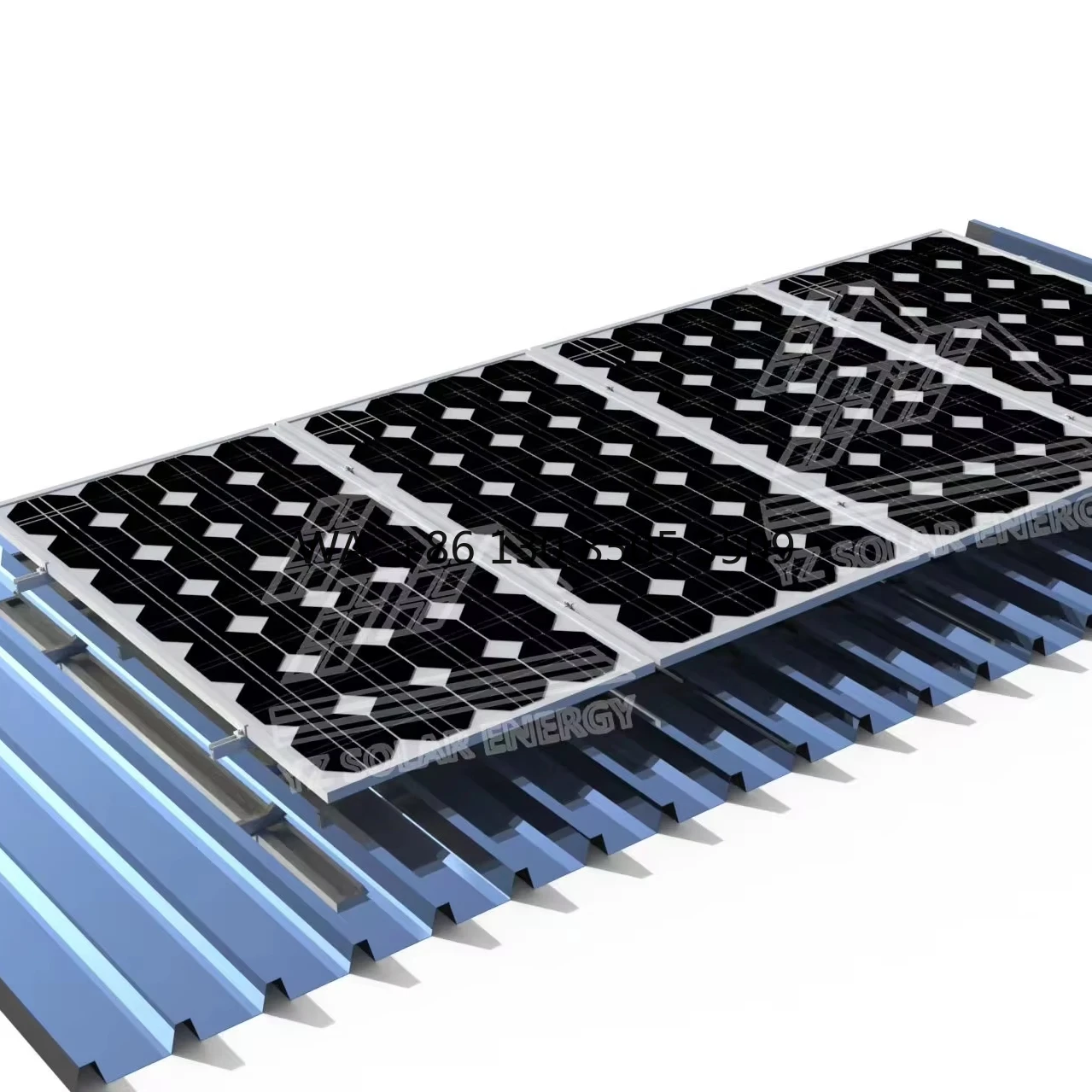CE Certificate Metal Roof PV Structure Brackets L Feet For Solar Tin Roof Mounting