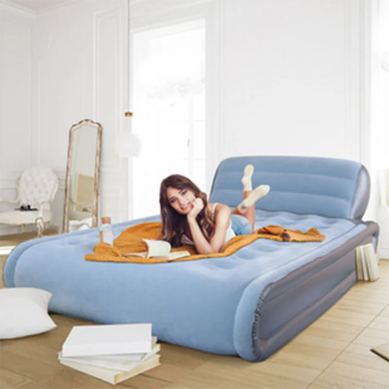 248*157*86CM Double Person Domestic And Outdoor Inflatable Foldable Air Bed Inflatable Cushion Mat Mattress Folding Bed