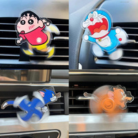 Kawali Tom and Jerry Cartoon Car Air Outlet Decoration Air Conditioning Acrylic Accessories Clip Rotatable Toys Children Gifts