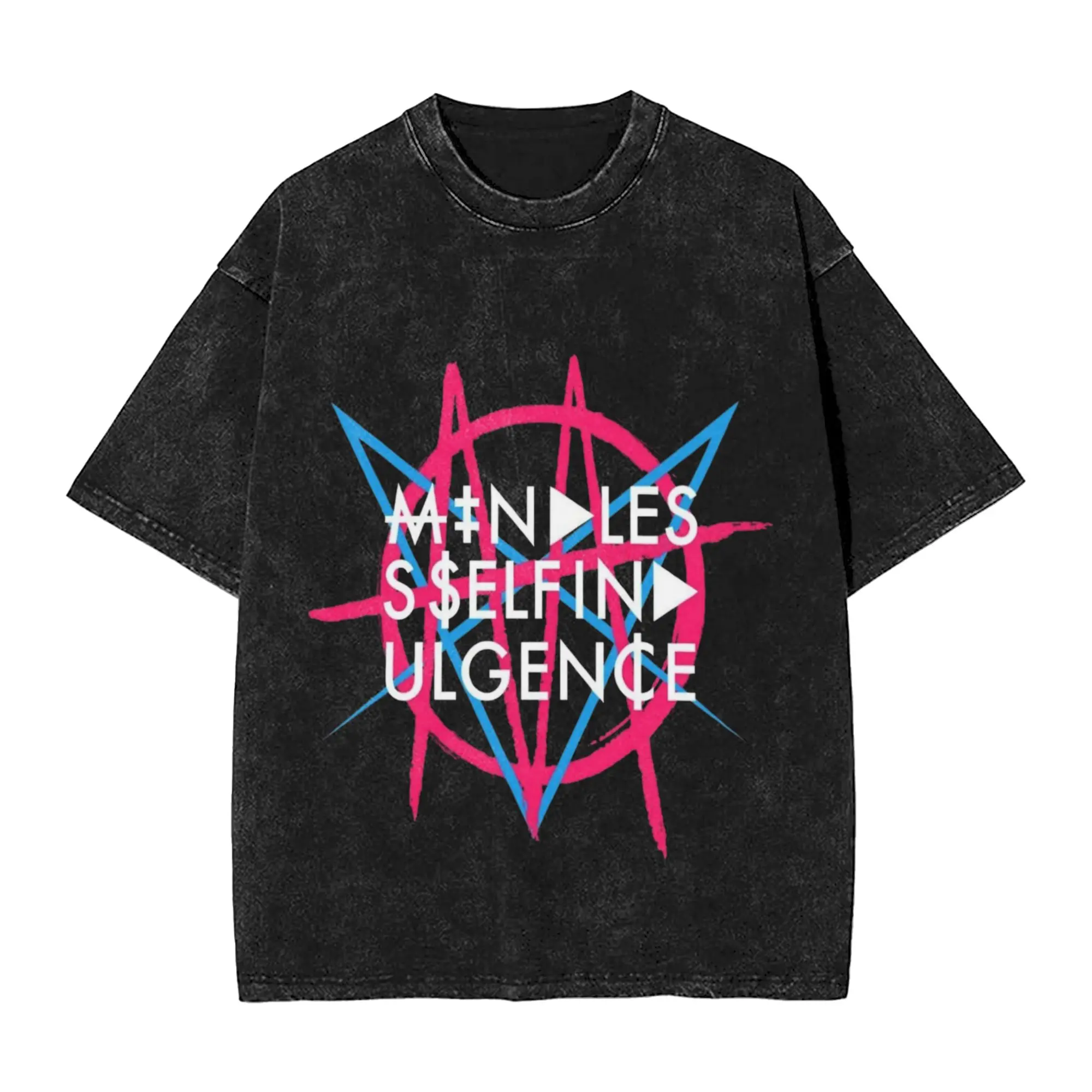 

Mindless Self Indulgence T-Shirt Beach Street Style T-Shirts Cotton Popular Tee Shirt For Men Short-Sleeve Print Top Tees