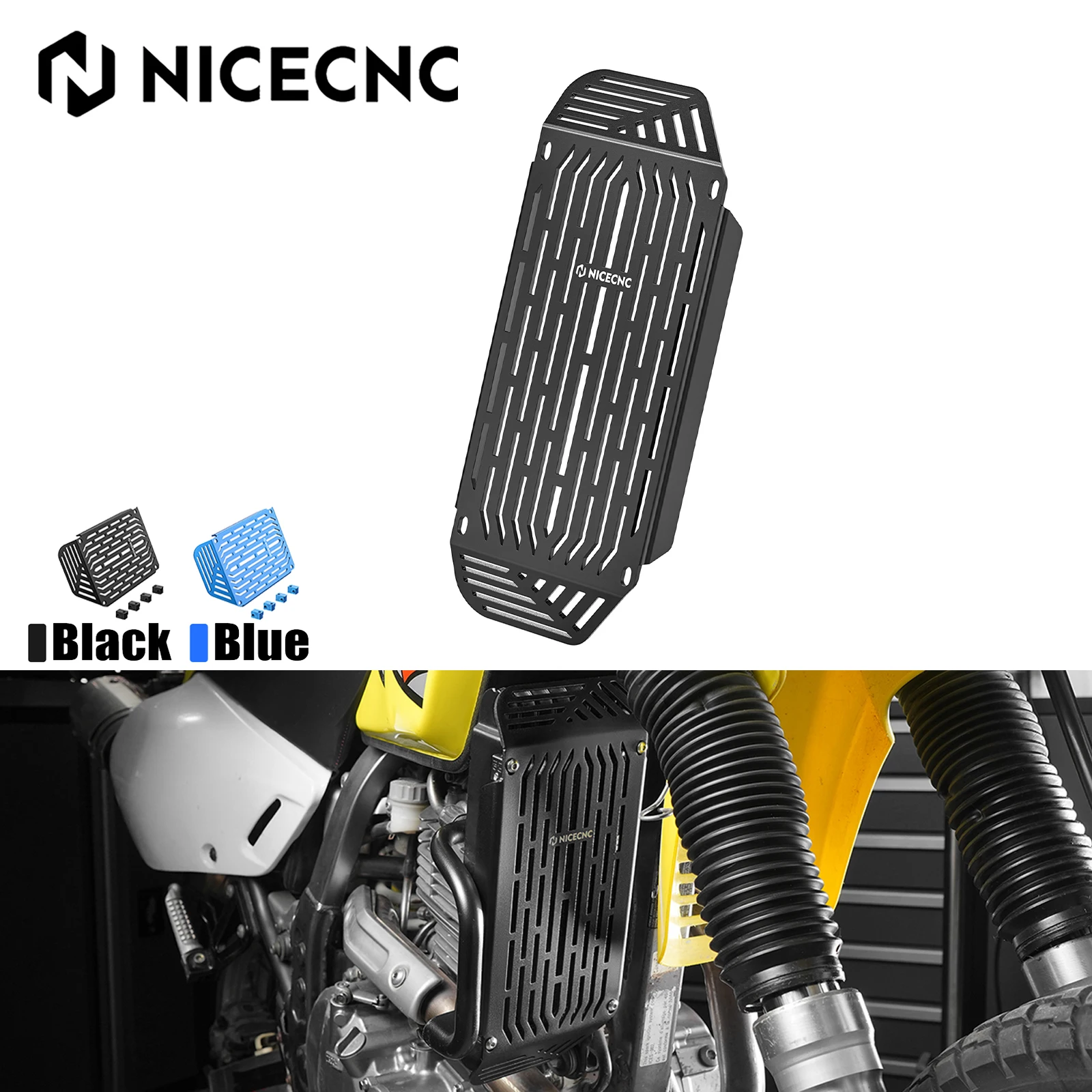 For 1996-2025 Suzuki DR 650 S DR 650 SE Radiator Cover Grille Cover Oil Cooler Guard DR650 DR650S DR650SE DR 650S DR 650SE