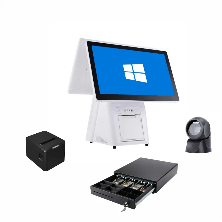 All In One Pos System Cash Payment Machine Electronic Machine Automatic Cash Register