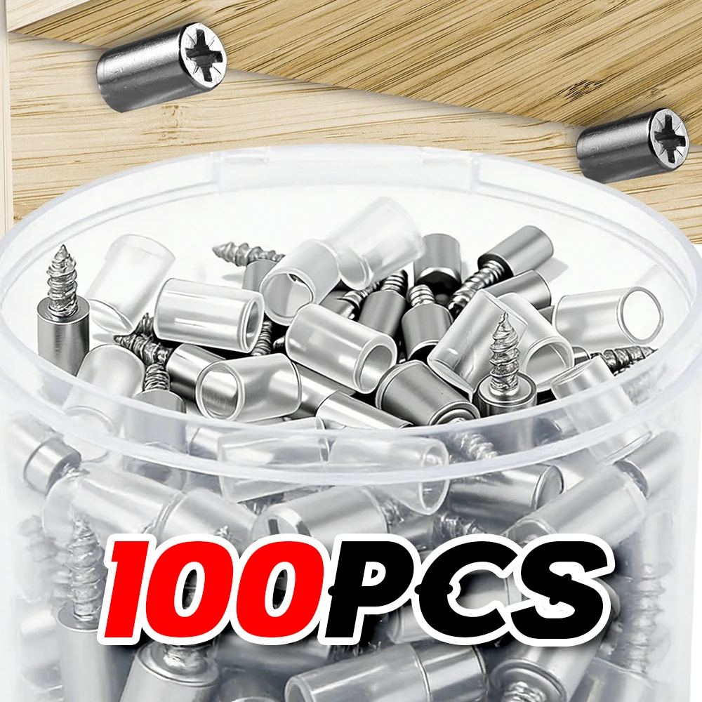 

Shelf Support Pegs Cross Self-tapping Integrated Iron Screws Holder Nonslip Partition Nail with Silicone Sleeve Laminate Nails