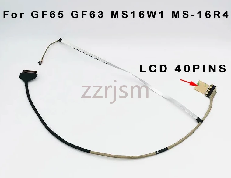 

Новый кабель EDP для ЖК-экрана ноутбука MSI GF65 GF63 MS-16R4 MS16W1, гибкий кабель для экрана EDP LCD K1N-3040207-H39