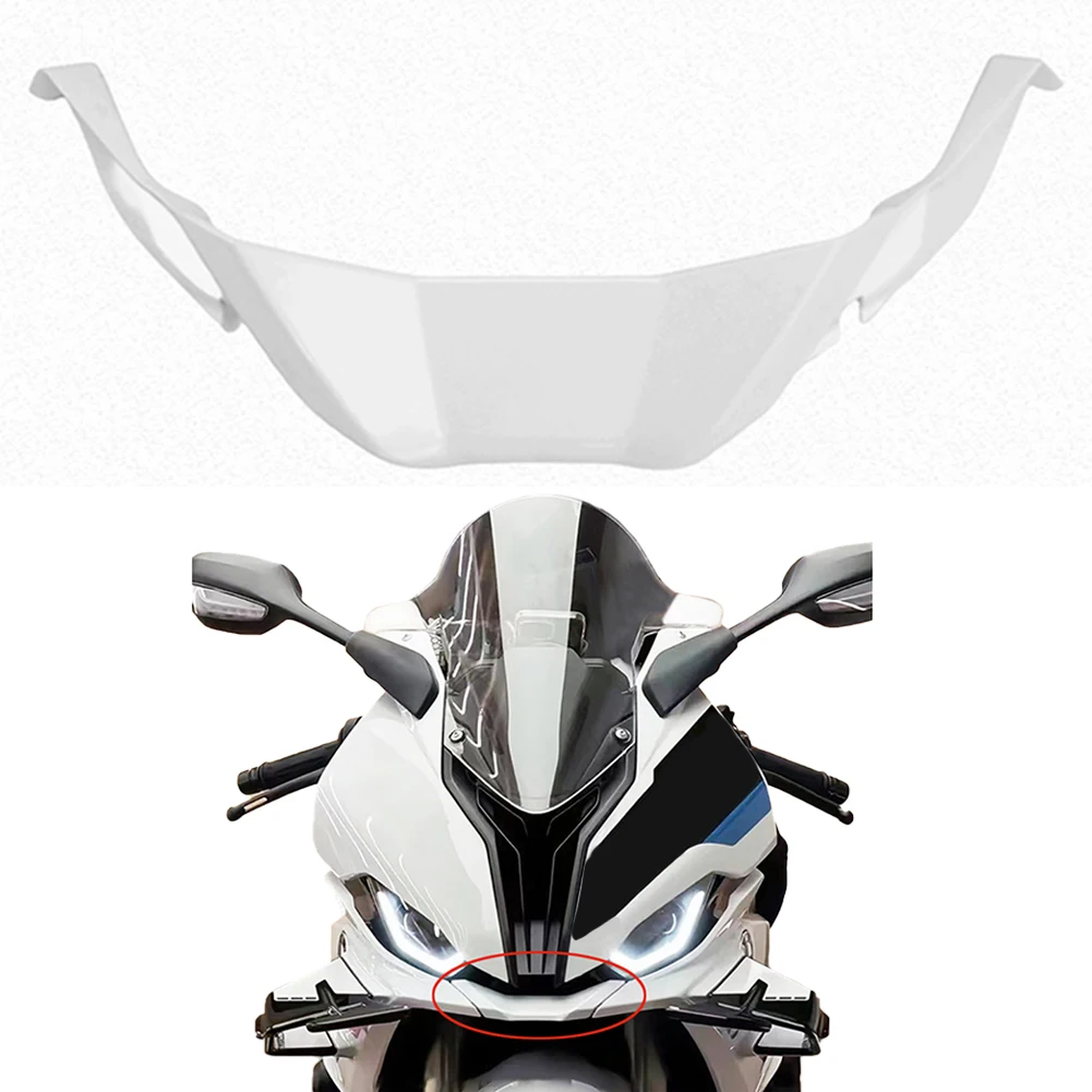 Front Air Intake Lip Cover Fairing for BMW S1000RR 2023 2024 White ABS Panel Matching Original Equipment Layout