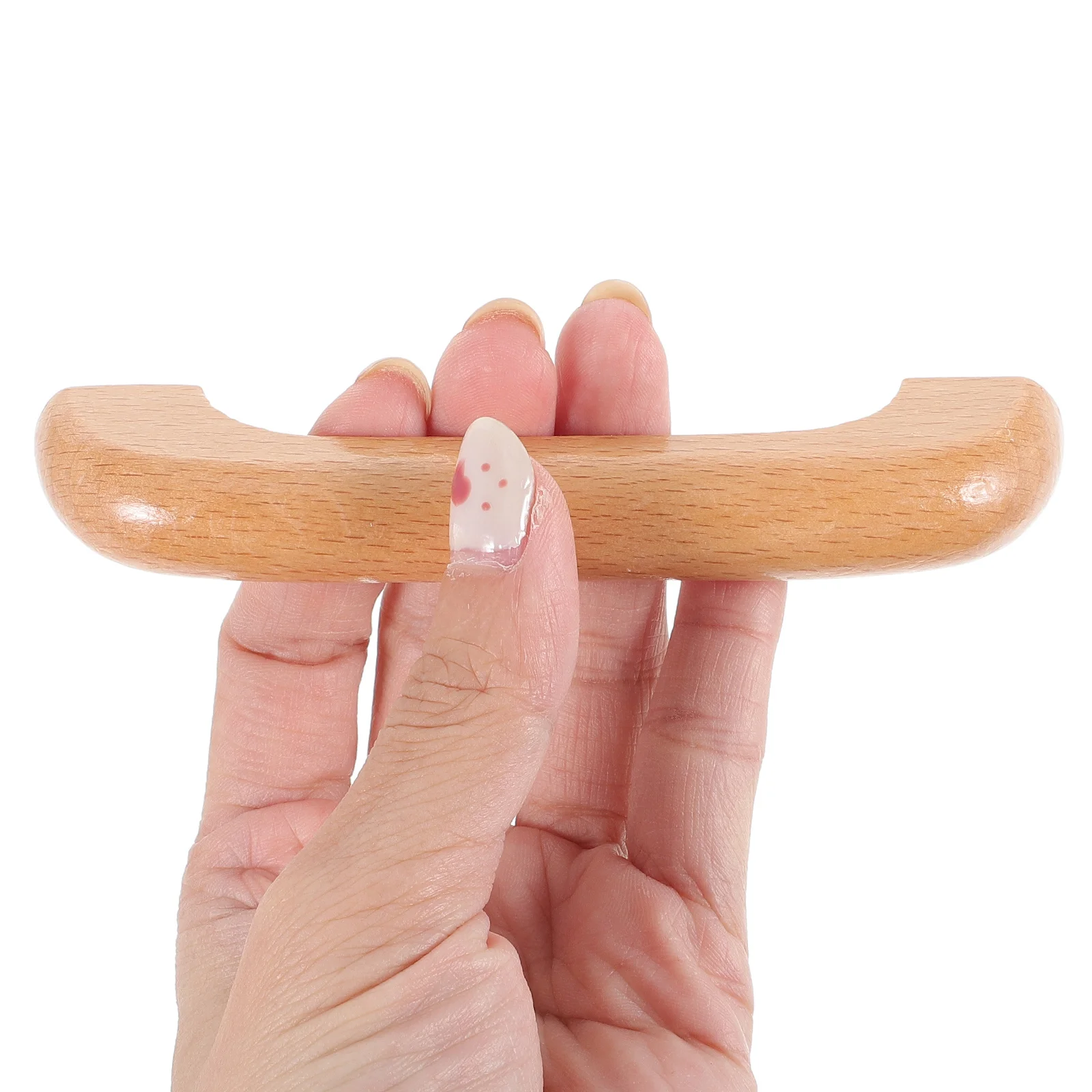 

8Pcs Fine Workmanship Beech Wood Cabinet Handle Replacement for Furniture Drawer Dresser Closet Pulls Door Handle