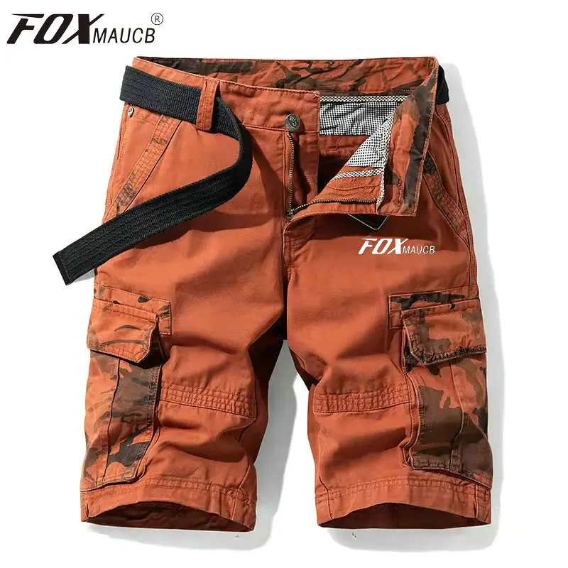 

FOXMAUCB Man's Cycling MTB Shorts Motocross Racing Downhill Short Pants Summer Bicycle Cargo Shorts Enduro Mountain Bike Trouser