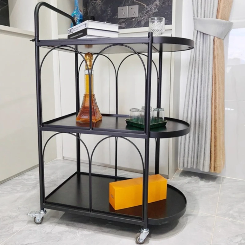 

Carts With Wheels Hotel Handcart Portable Utility Vehicle Hotel Handcart Luxury Detailing Carro De Hotel Beauty Furniture