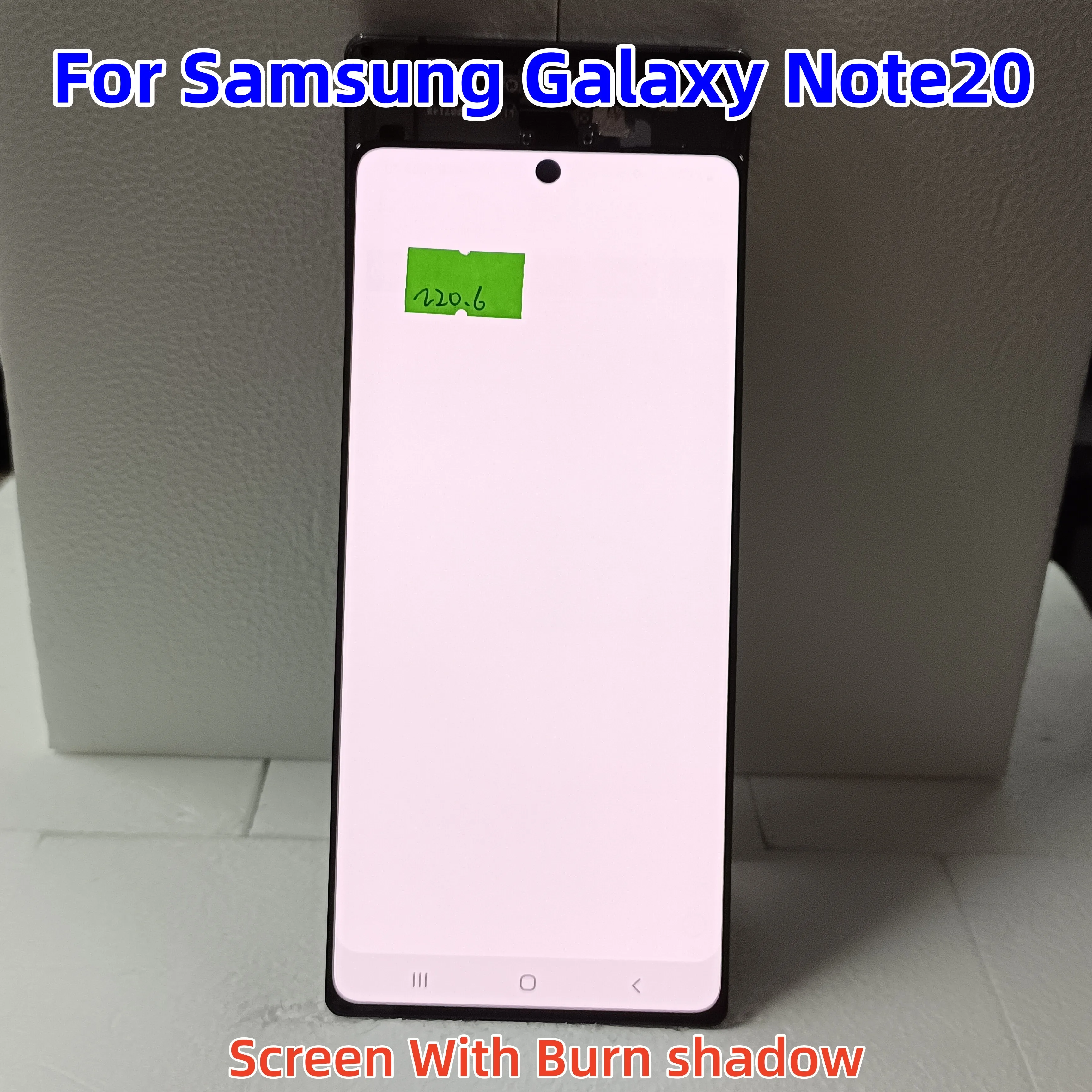 

100% tests 6.7'' Display Note 20 LCD For Samsung Galaxy Note20 N980 N980F SN980F/DS LCD Touch Screen Digitizer Repair Parts