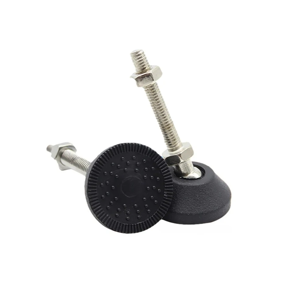 1PCS Nylon Universal Adjusting Foot With Threaded M8 M10 M12 M14 M16 M20 M24 Rubber Seat Anti-Slip Furniture Guard Glide Pad