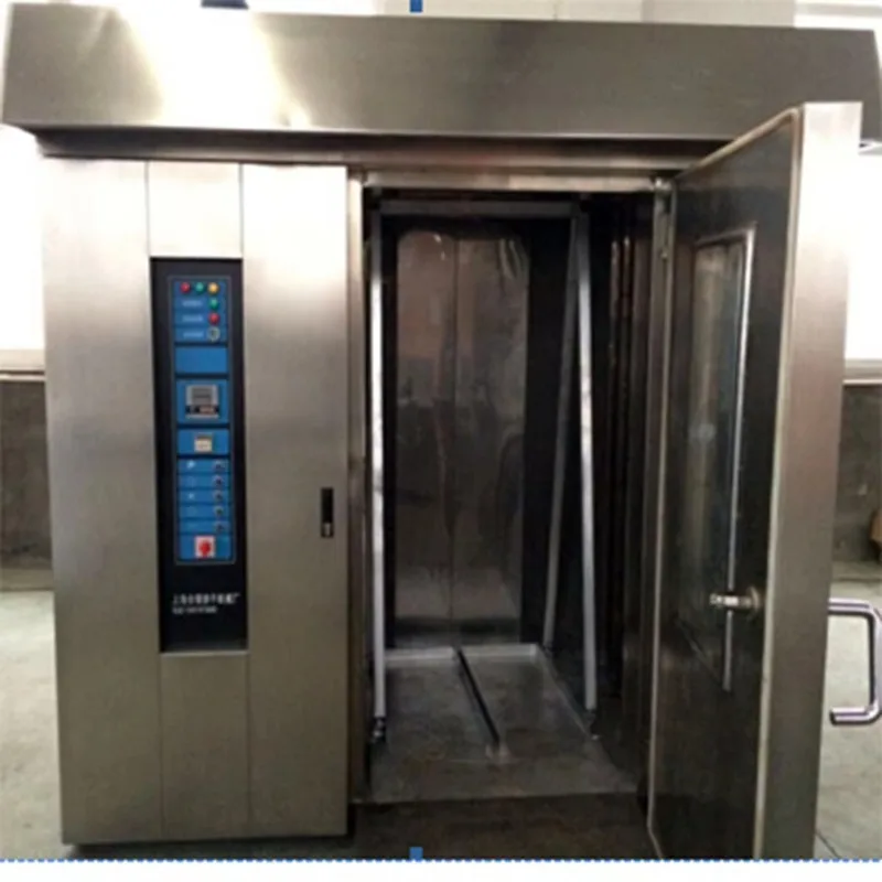 Industrial Rotary Rack Oven Stainless Steel Commercial Rotating Baking Oven For Bakery Bread Making Customized