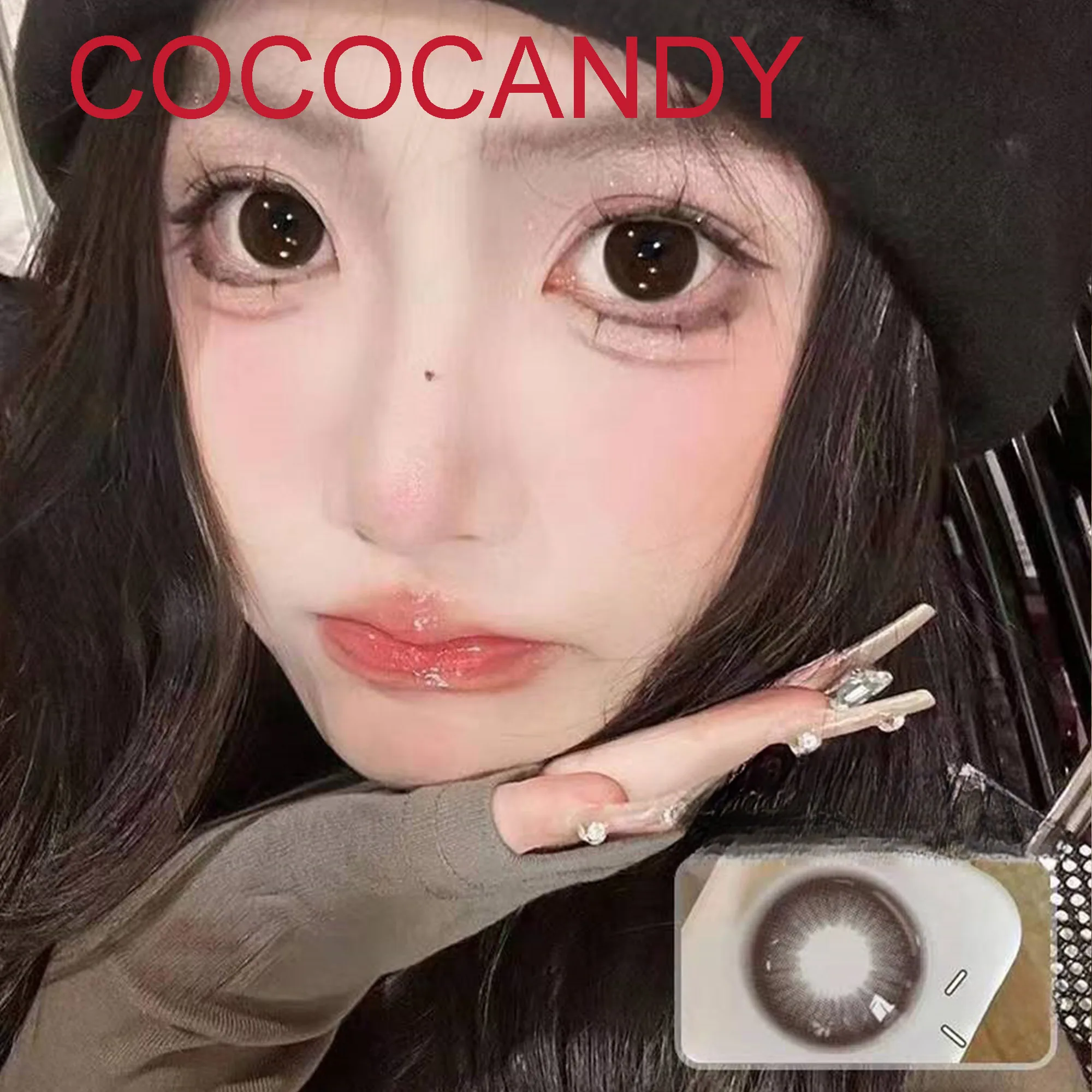 14.20mm Soft Contact Lens for Eyes Cosmetic Black and Chocolate Women Men Accessories  линзы для глаз цветные Cococandy