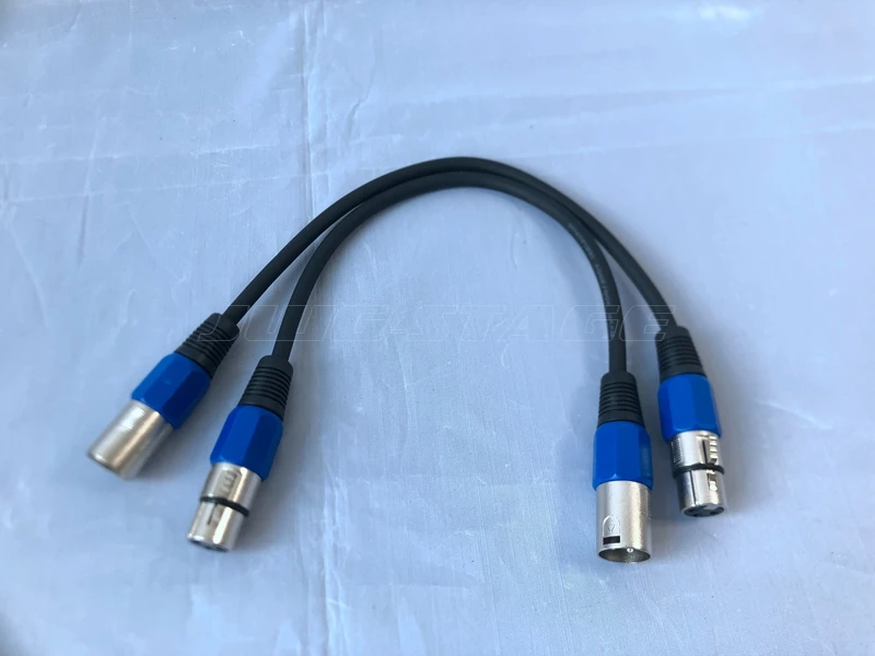 3-Pin Connector Signaal Dmx Kabel (1M-50M) DMX512 Podium Verlichting Signaal Kabel Led Par Licht Moving Head Licht Customization