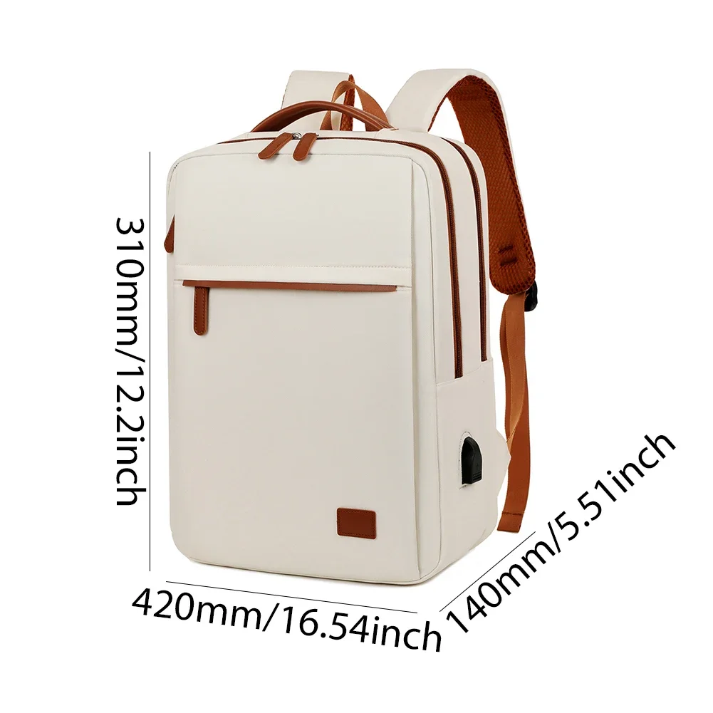 Multifunctional Double Shoulder Bags Unisex Laptop Rucksack Large Capacity Backpacks Contrast Color Knapsacks Hiking Travel Bags