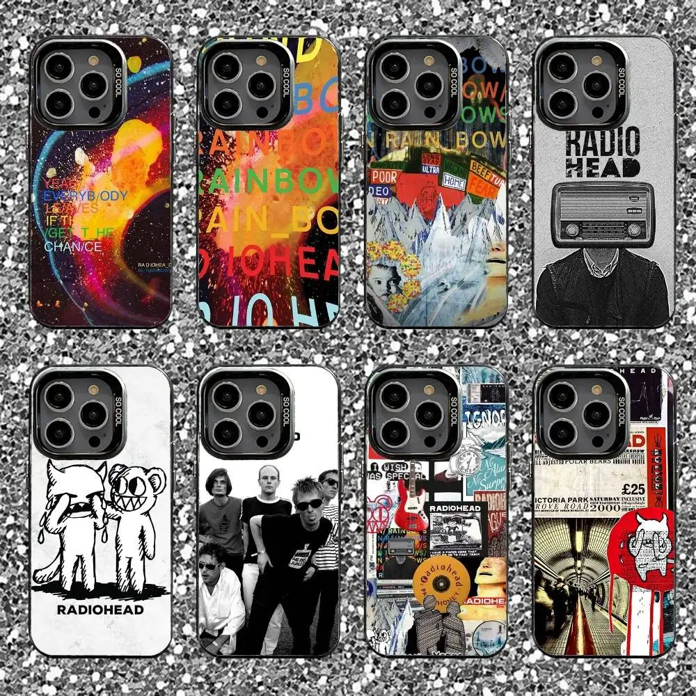 

Rock R-Radiohead All I Need Phone Case For iPhone 16,15,14,13,12,11,Pro,XS,Max,Plus,Mini,SE Black Candy Matte Shockproof Cover