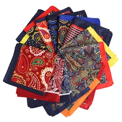 Wholesale 10 Piecess Men's Pocket Squares 12.5In Large Silky Floral Pocket Square For Men Women Handkerchiefs Set Assorted