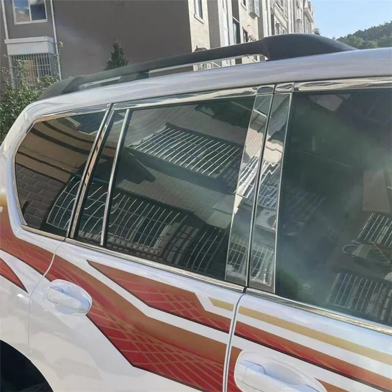 

WELKINRY For Toyota Land Cruiser LC Prado J150 4th Generation 2009-2021 Car Body Door Window Central Middle B Pillar Column Trim