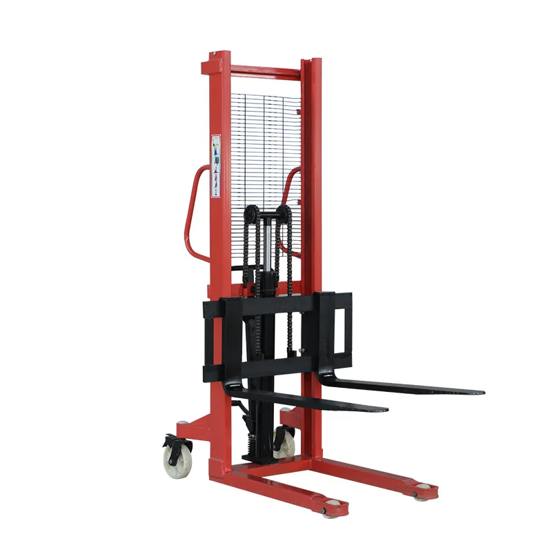 

Spot Manual Hydraulic 2t Lift Forklift Hydraulic Stacker Lift Truck Lifter