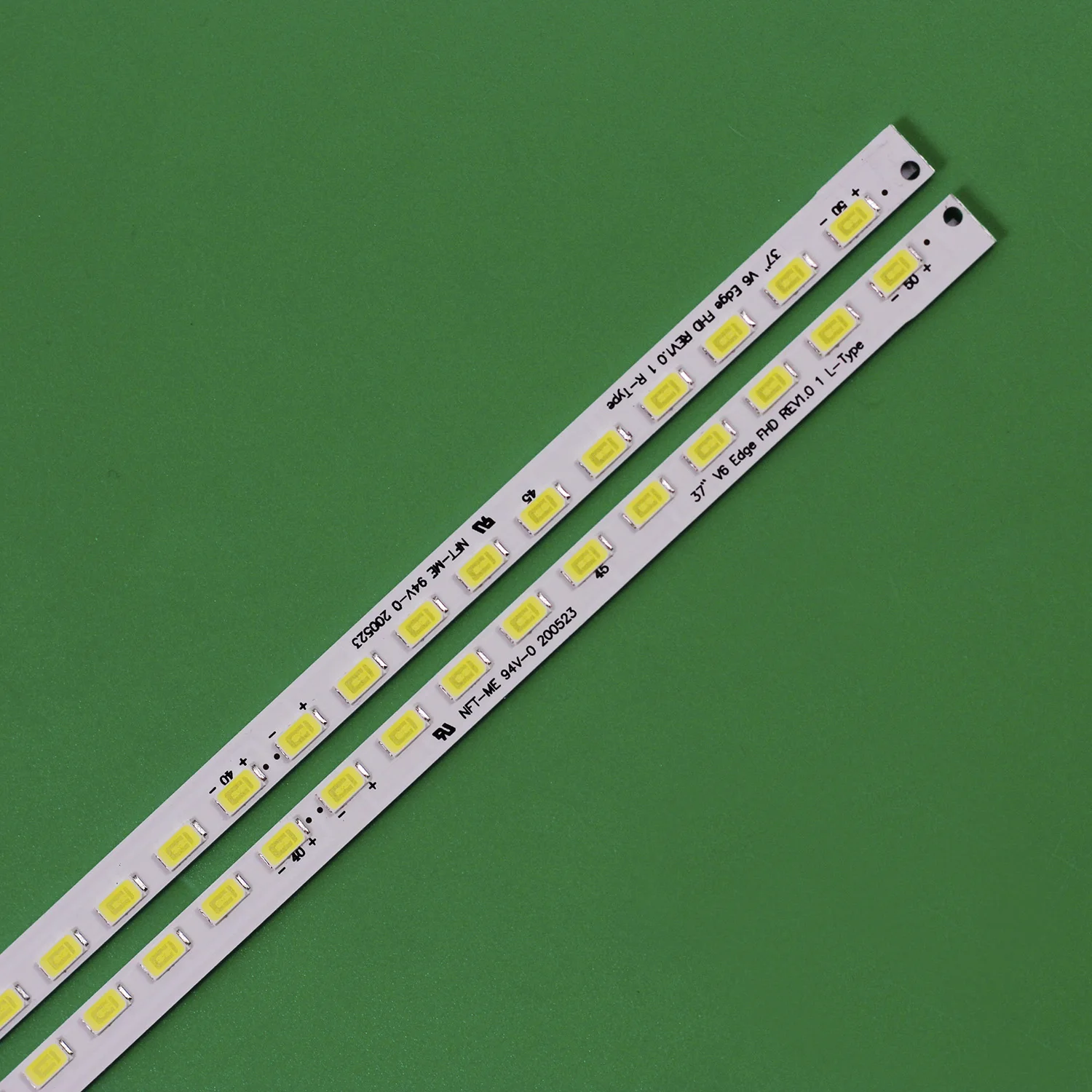 แถบไฟ LED 37 "V6ขอบ FHD REV1.0 L/R-Type 3660L-0385A 3660L-0379A 37E82RD 37RL853 37LV4500 37LV355U LE37F4020 37LV3500 37LV375S