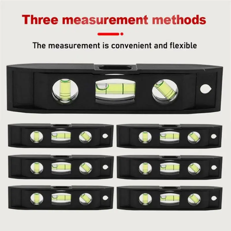 150mm Horizontal 6 Inch Small Three-purpose Level Torpedo Level Bubble Tube Magnet Bubble Instruments Durable Spirit Level