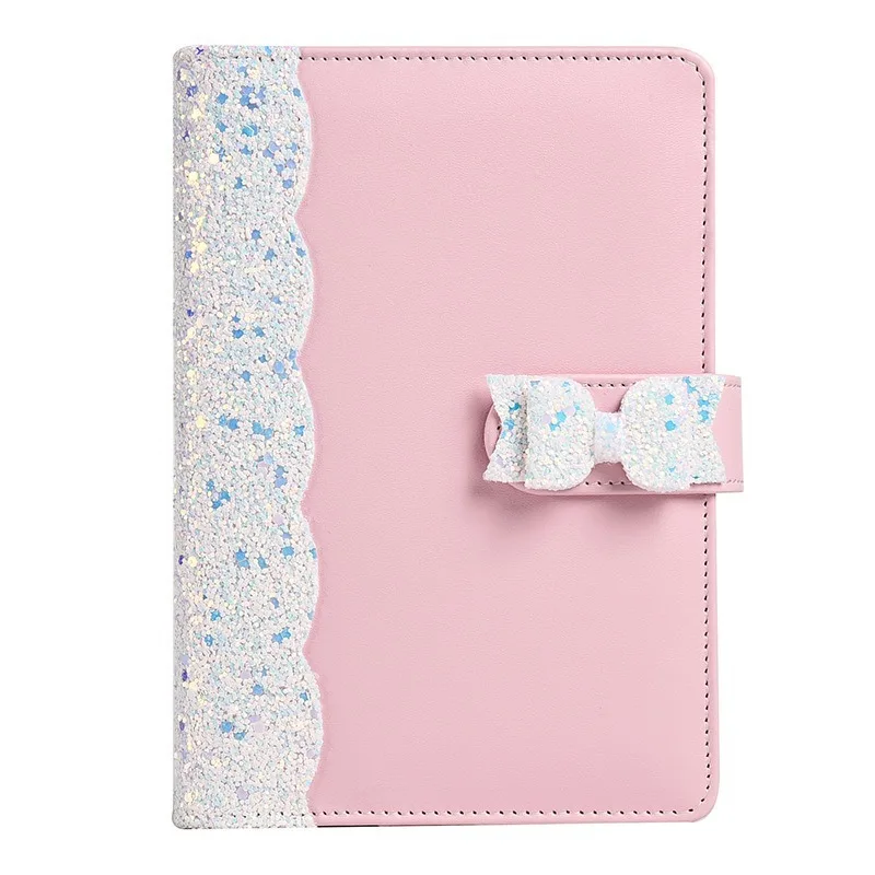 

2025customized soft PU leather cute color notebook girlfriend's loose-leaf diary birthday sets kl245034